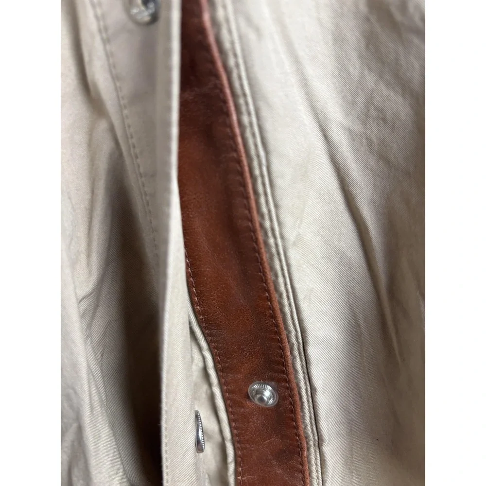 Michael Michael Kors Jacket Womens 22W Khaki Utility Safari Cotton